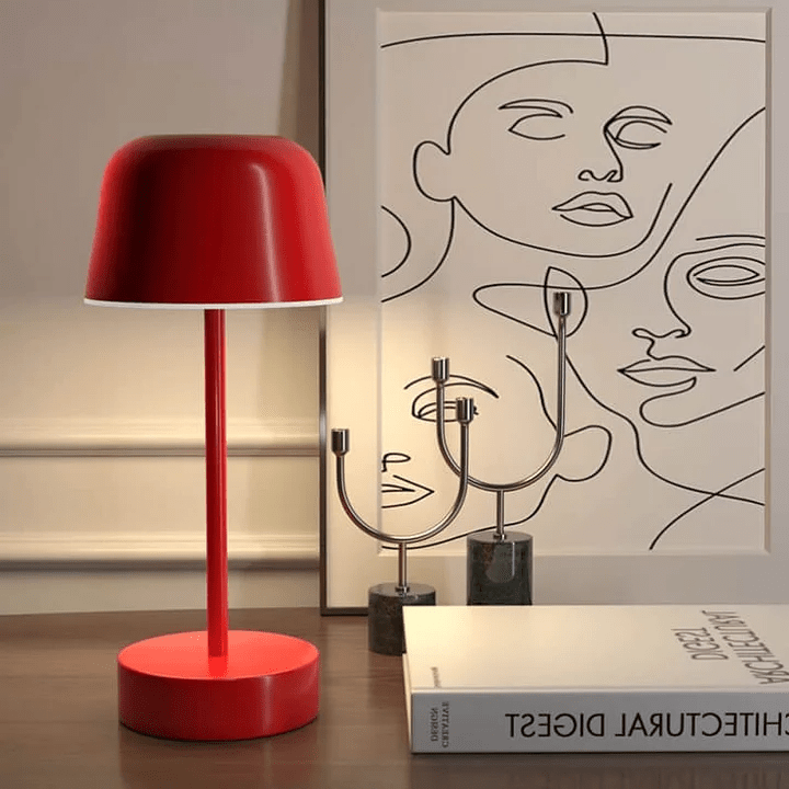 Lume | Draadloze LED Tafellamp – Minimalistisch Design, Dimbaar & Oplaadbaar via USB-C