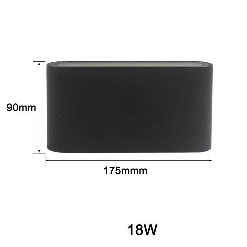 Recta | Buiten Wandlamp – Waterdicht LED – Up & Down Licht