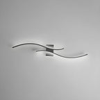 Sinu | Artistieke LED Wandlamp – Modern Golvend Design met Indirect Licht