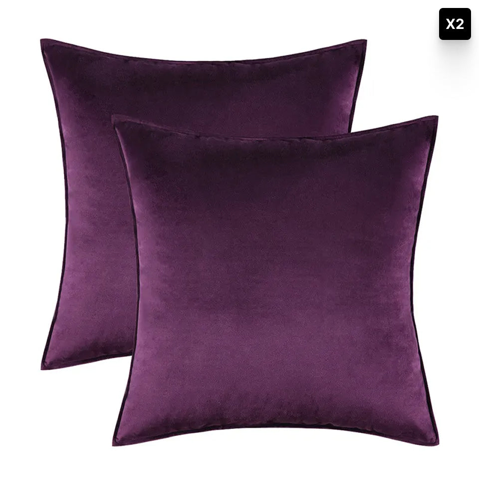 Fluwelen Sierkussenhoes – Zachte Velvet Look • x1/x2/x4/x6 | Bordo
