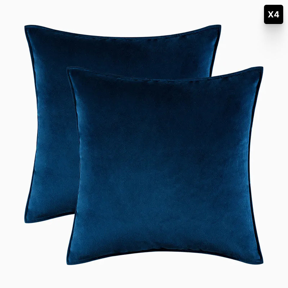 Fluwelen Sierkussenhoes – Zachte Velvet Look • x1/x2/x4/x6 | Bordo
