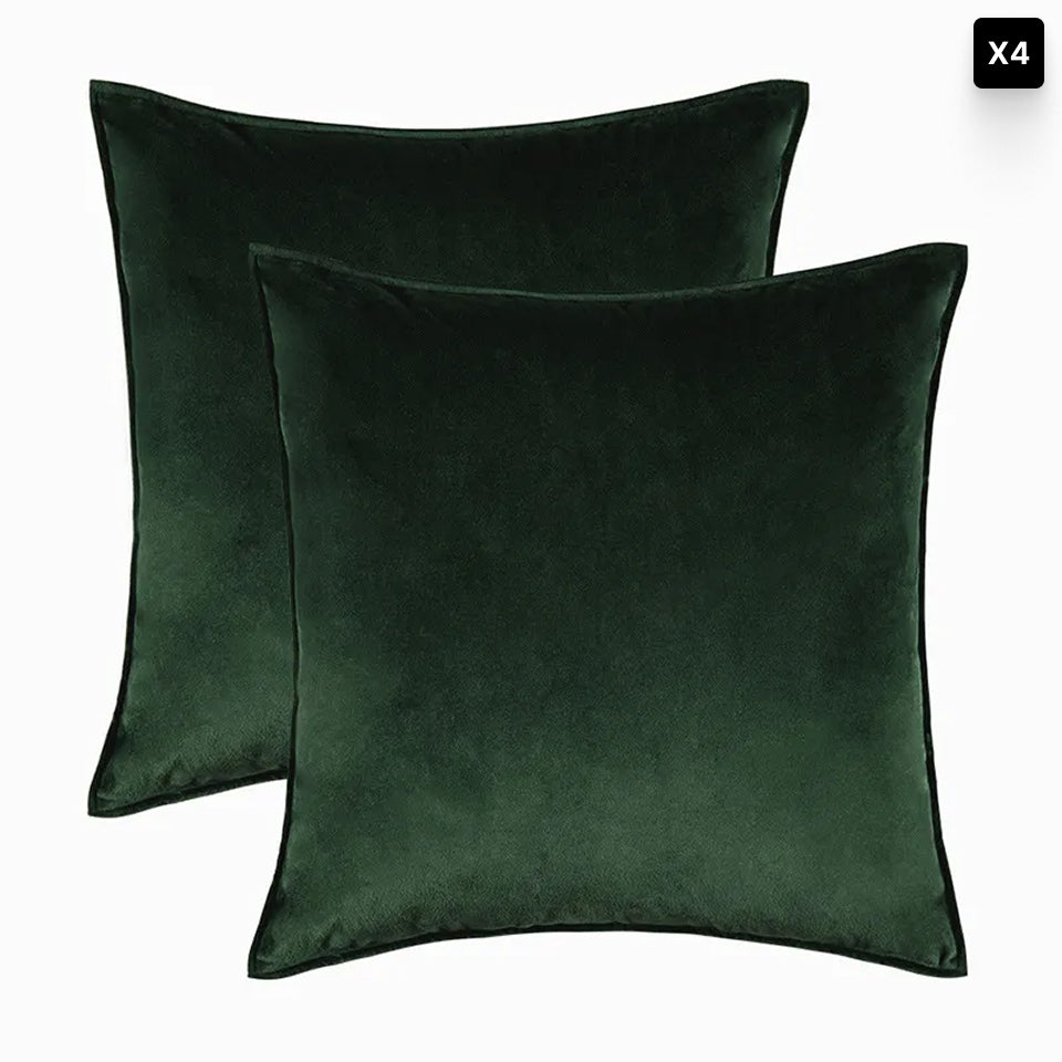 Fluwelen Sierkussenhoes – Zachte Velvet Look • x1/x2/x4/x6 | Bordo