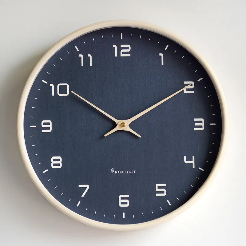 Moderne Wandklok Hout – Geruisloos Uurwerk – Minimalistisch | Tempo Bosco