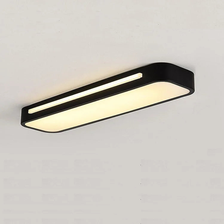 Rettango | Ultra-slanke LED Plafondlamp – Minimalistisch Rechthoekig Design van IJzer & Acryl