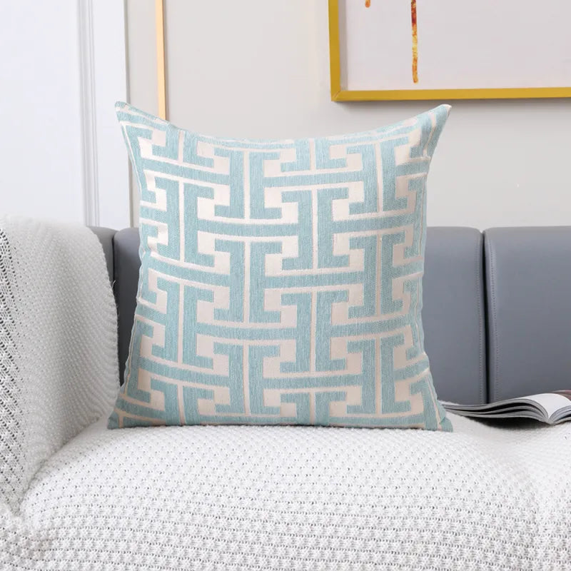 Jacquard | Elegante Kussenhoes met Tijdloos Motief