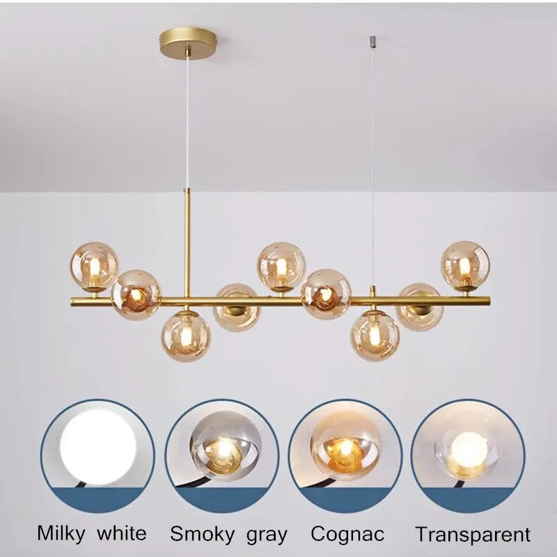 Luce-Orbita | Luxe Hanglamp voor de Eettafel – Verstelbare Hoogte