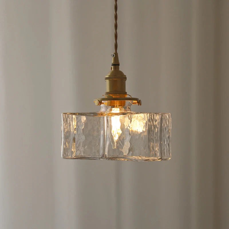 Retro Hanglamp – Geribbeld Glas – E27 | Oro Retro