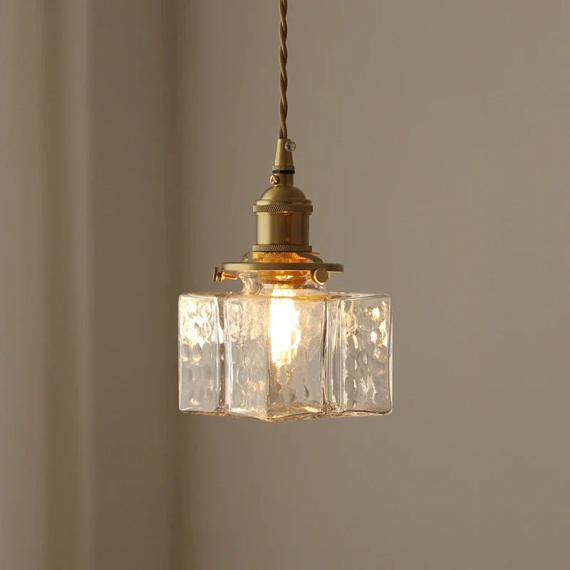Retro Hanglamp – Geribbeld Glas – E27 | Oro Retro