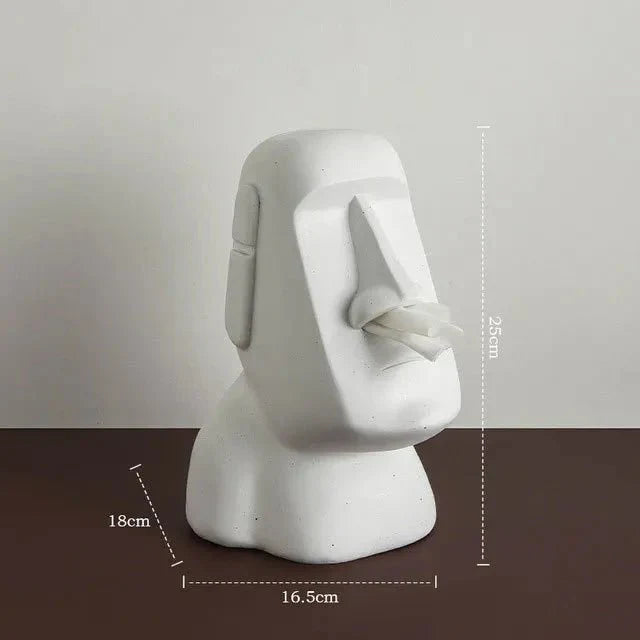 Tiki Box | Moai Design Tissue Box