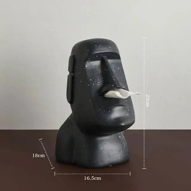 Tiki Box | Moai Design Tissue Box