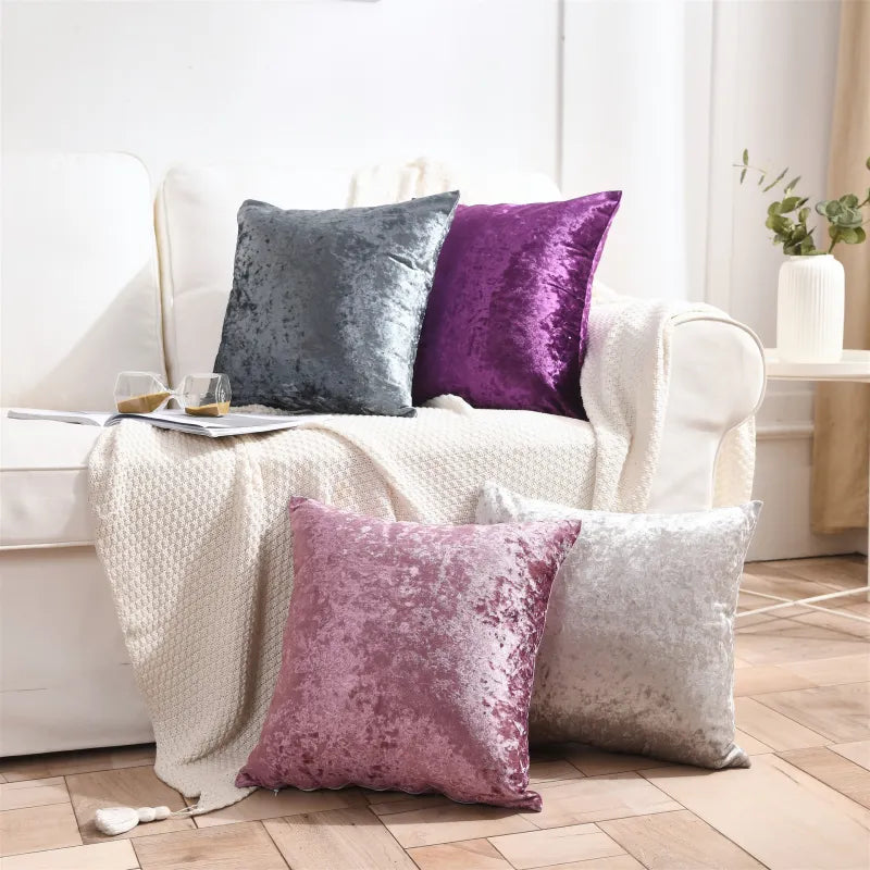 Veluno | Superzachte Velvet Sierkussenhoes – 45x45cm • (x1/x2/x4/x6)