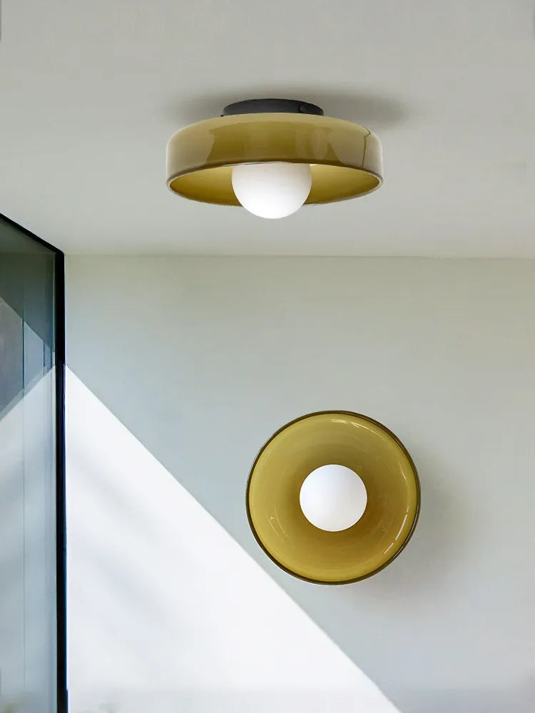 Wand- & Plafondlamp – Retro Disc Design | Avelora