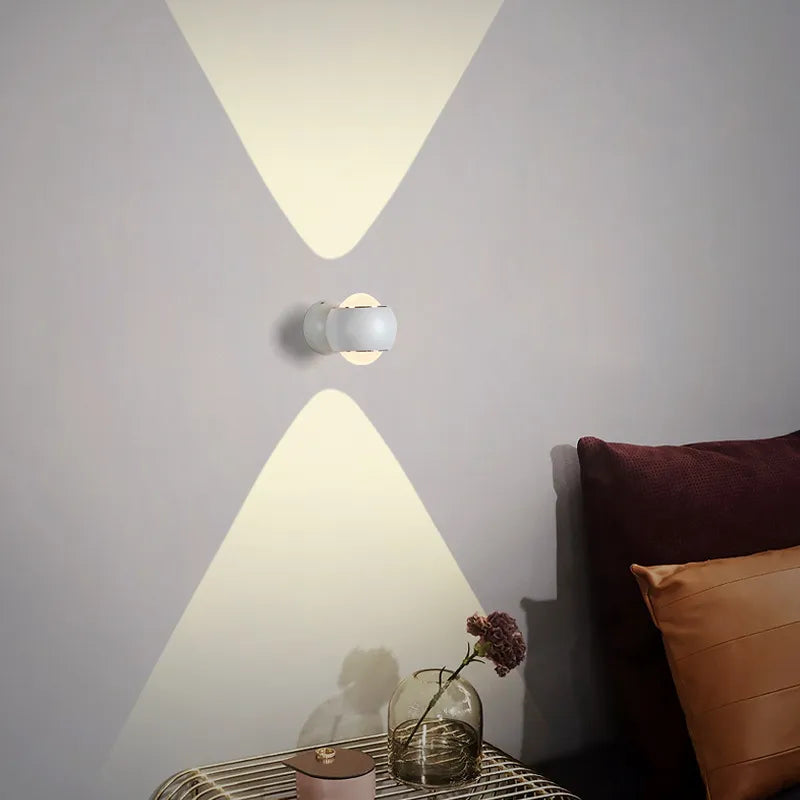 Cintra | Wandlamp met Kristalglas – Up & Down Licht – Compact Design