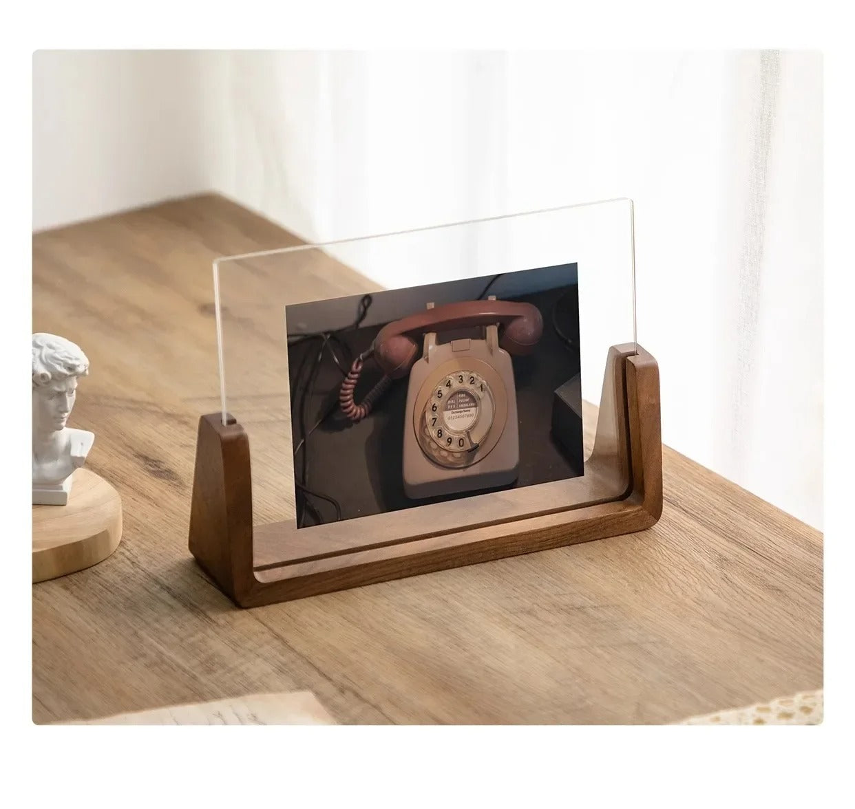 Zwevende Fotolijst – Beukenhout & Helder Acryl | Bodi