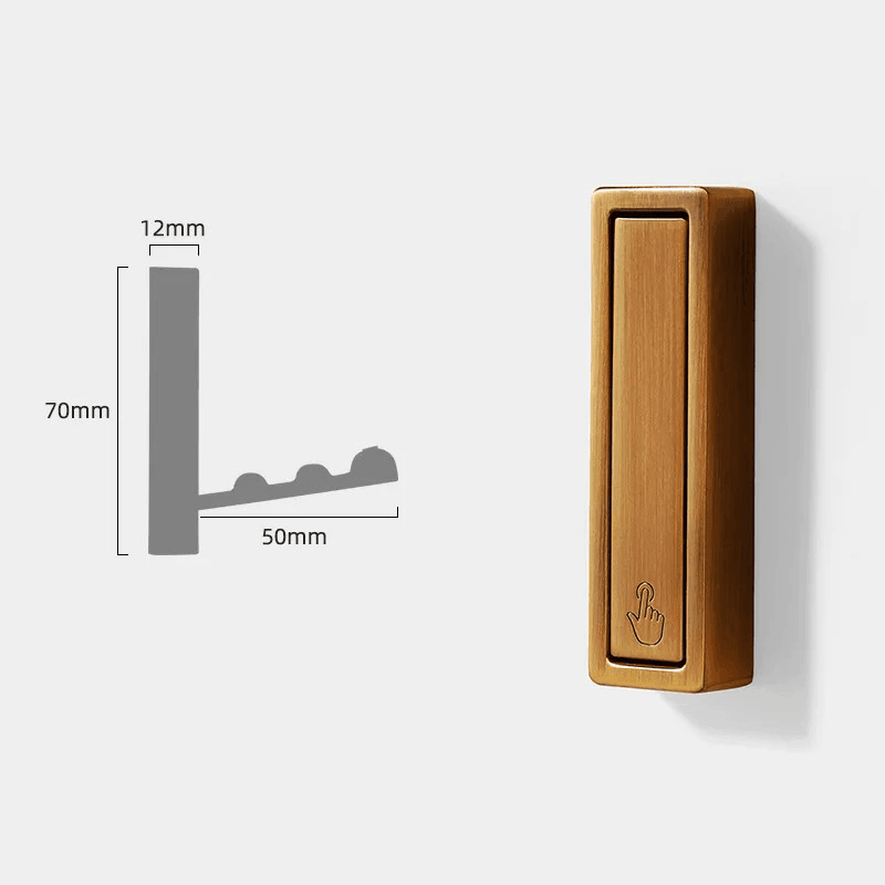 Inklapbare Wandhaak – Minimalistisch Design – Wandmontage | Discreto
