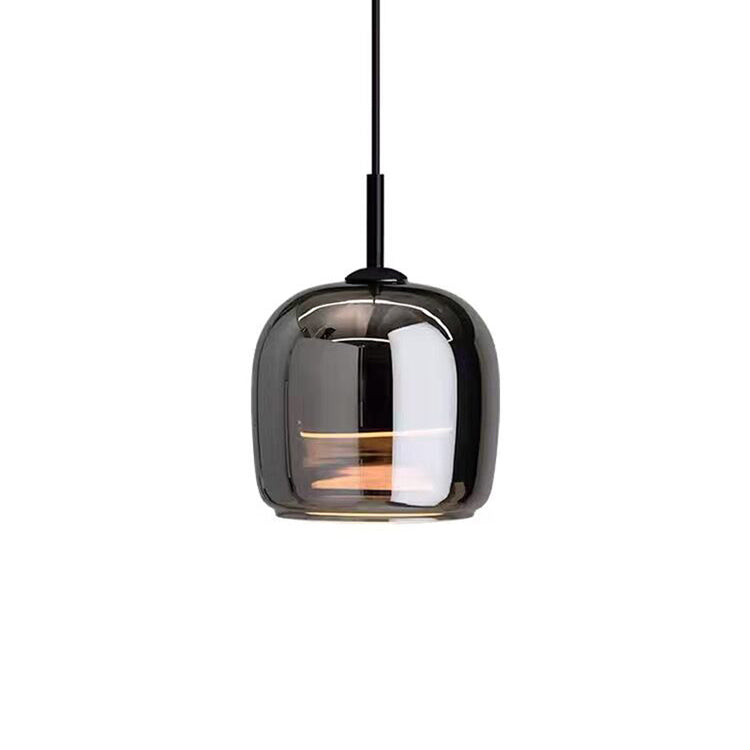 Riflesso | Moderne Glazen Hanglamp – Luxe Spiegelglas Design met Warme Lichtgloed