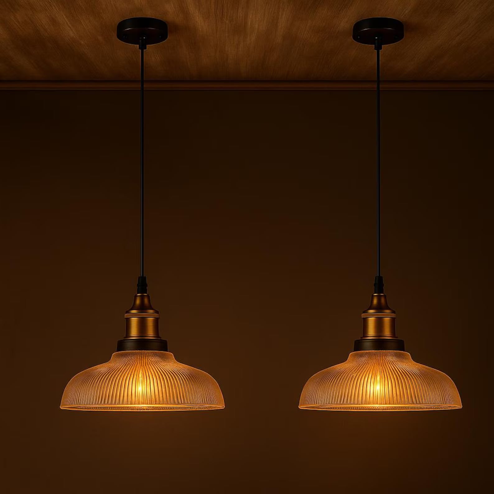 Rifletto | Glazen Hanglamp met Sfeervolle Lichtreflectie