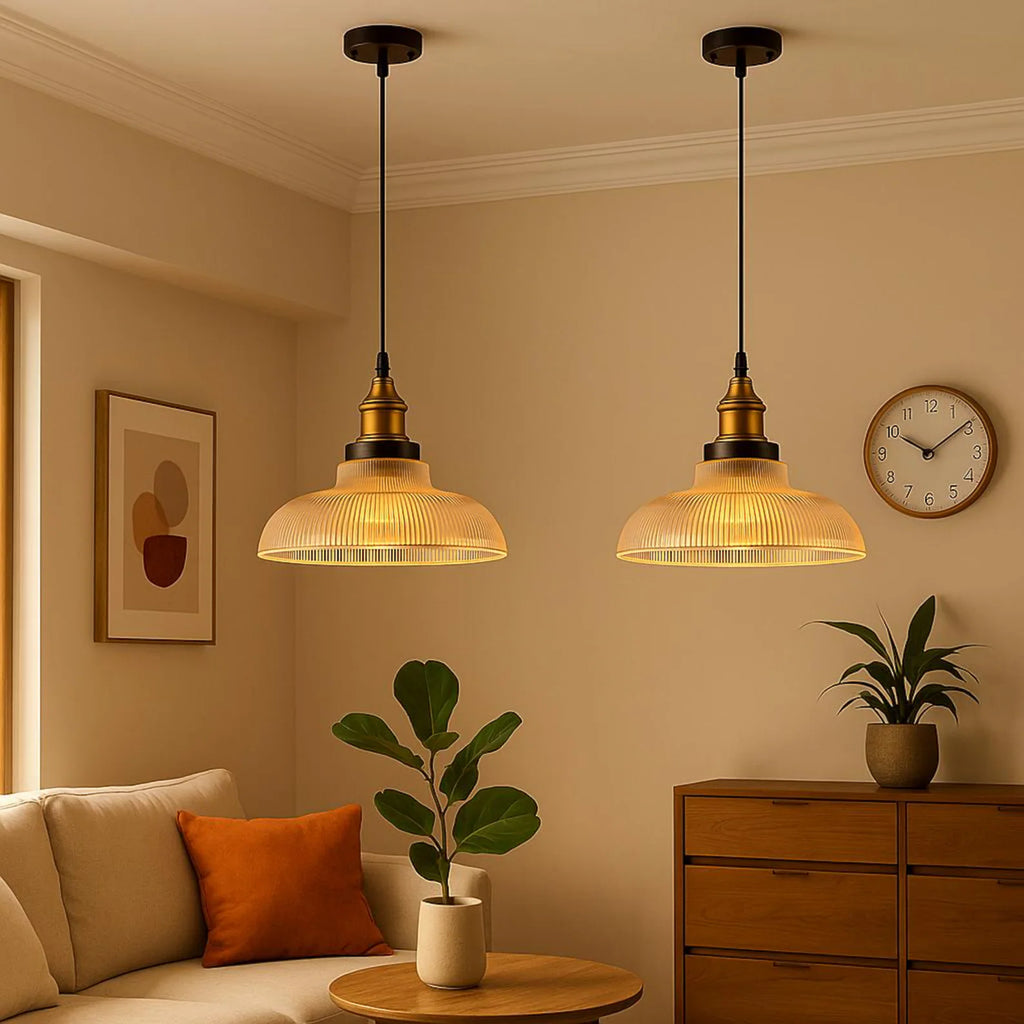 Rifletto | Glazen Hanglamp met Sfeervolle Lichtreflectie