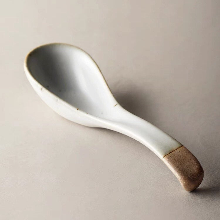 Saji | Handgemaakte Keramische Soeplepel