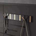 Gancio Fold | Luxe Inklapbare Wandhaken – Ruimtebesparend Aluminium – Zwart & Goud