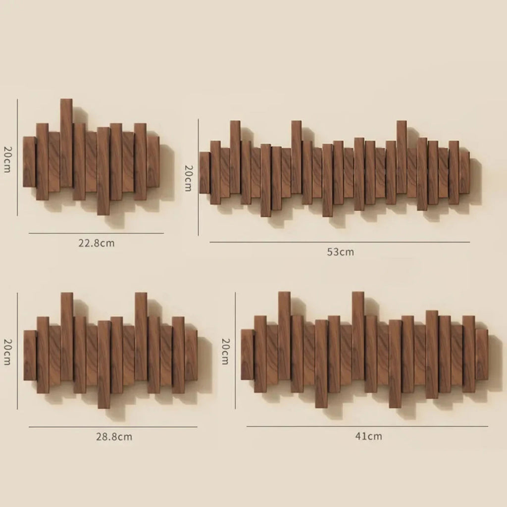 WoodWave | Design Kapstok met Luxe Noten- of Beukenhout