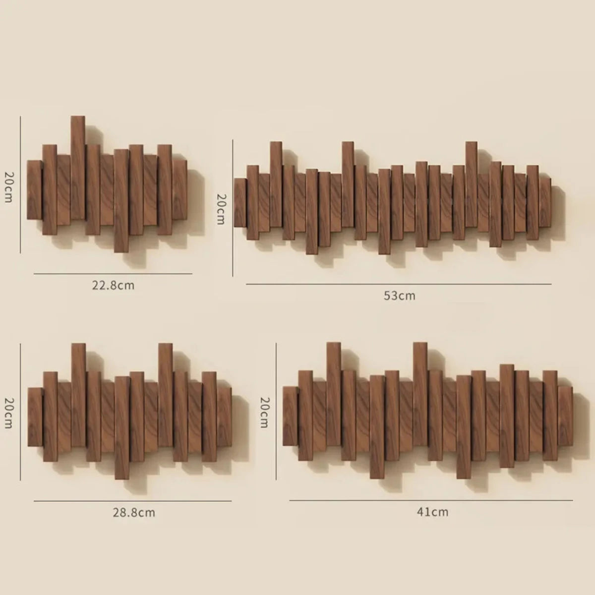 WoodWave | Design Kapstok met Luxe Noten- of Beukenhout