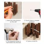 WoodWave | Design Kapstok met Luxe Noten- of Beukenhout