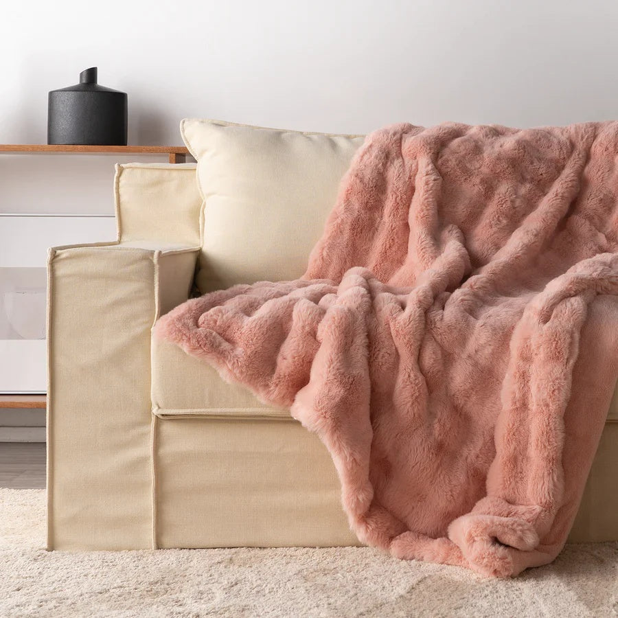 CloudHug | Ultra-Zachte Faux-Fur Plaid voor Luxe Comfort