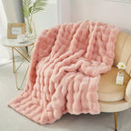 CloudHug | Ultra-Zachte Faux-Fur Plaid voor Luxe Comfort