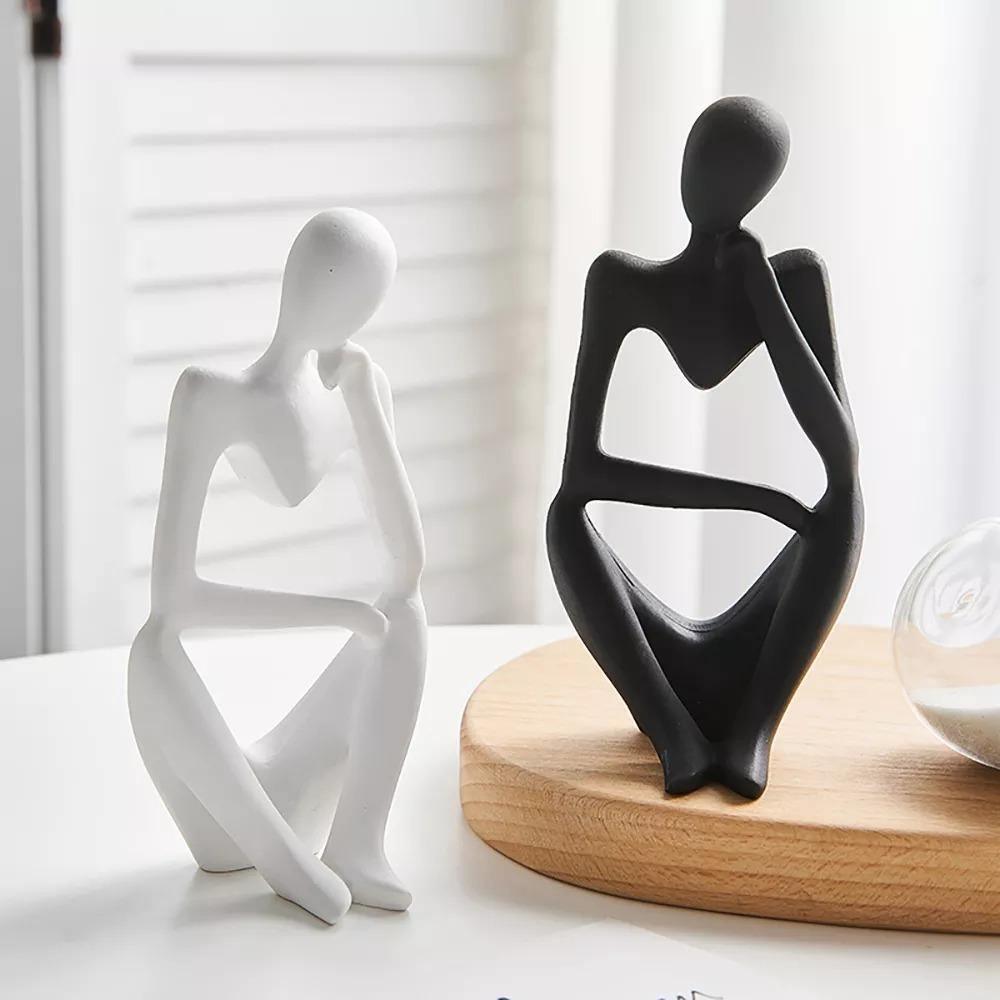 Mente | Abstracte Denker Sculptuur met Moderne Elegantie