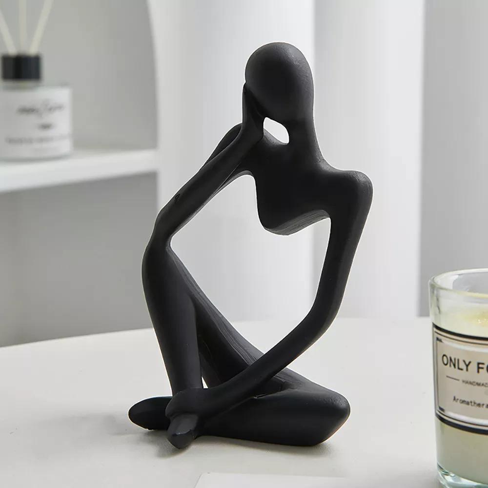 Mente | Abstracte Denker Sculptuur met Moderne Elegantie