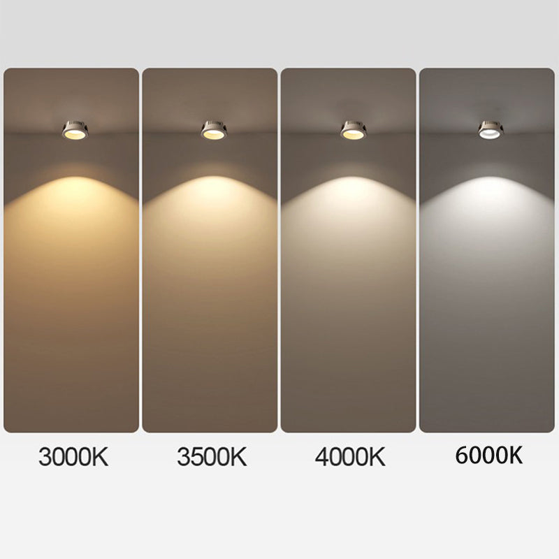 PuntoPuro | Modern Minimalist Round Spotlight – Verstelbare LED Plafondspot – Aluminium – Focus Verlichting