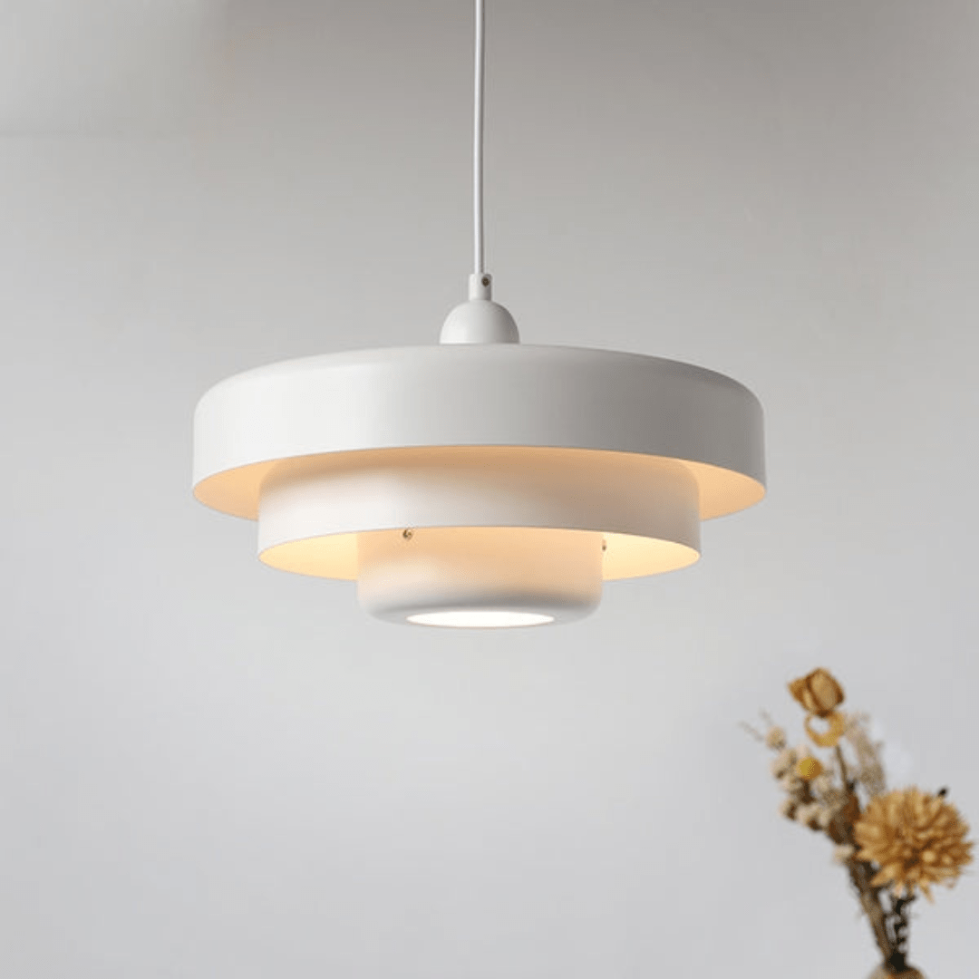 Levela | Retro-Modern Gelaagde LED Hanglamp (Bauhaus Design)