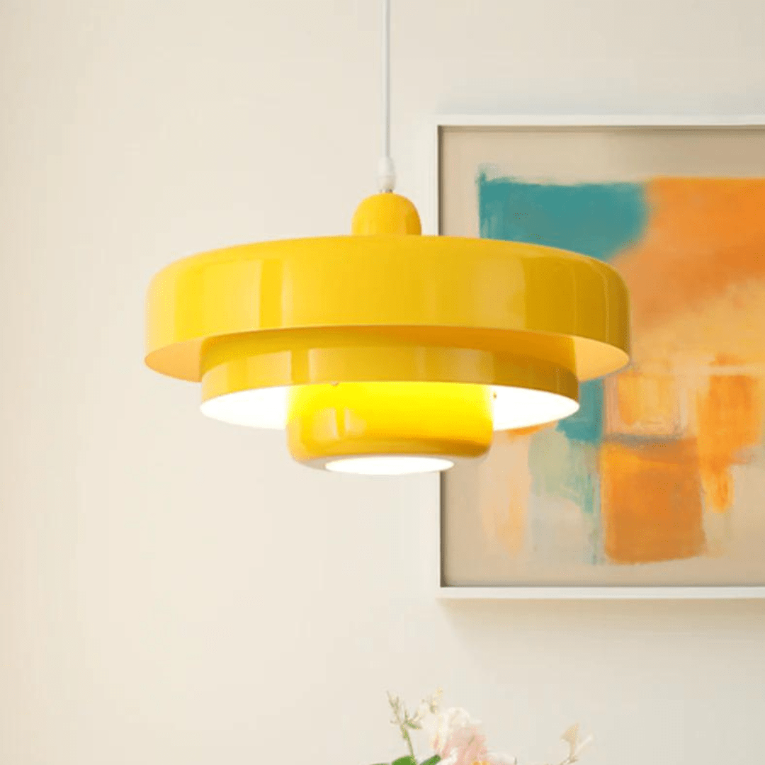 Levela | Retro-Modern Gelaagde LED Hanglamp (Bauhaus Design)