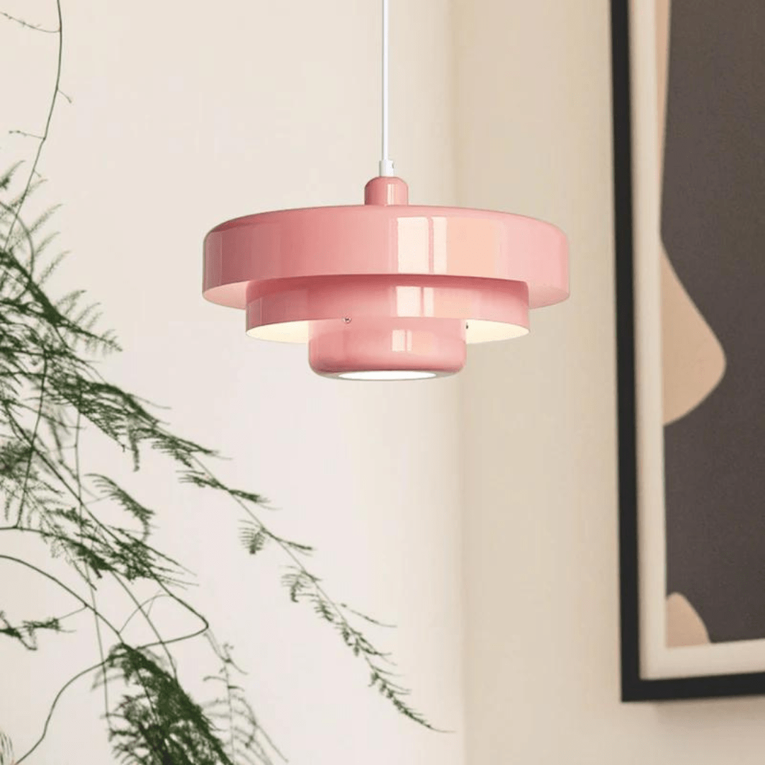 Levela | Retro-Modern Gelaagde LED Hanglamp (Bauhaus Design)