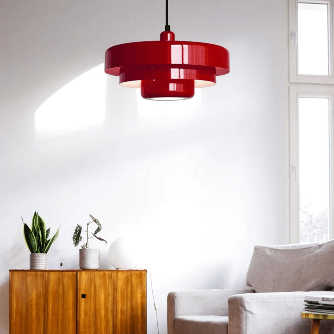 Levela | Retro-Modern Gelaagde LED Hanglamp (Bauhaus Design)
