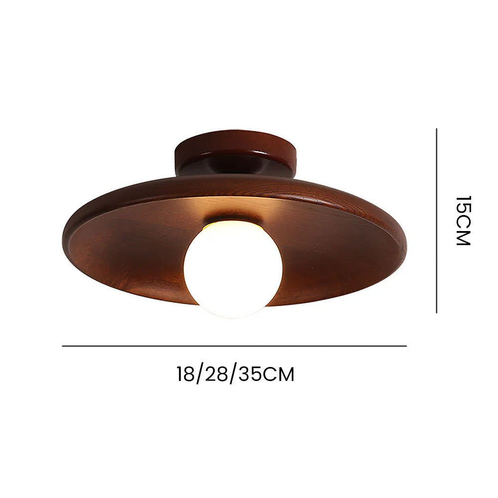 Sollo | Houten Plafondlamp
