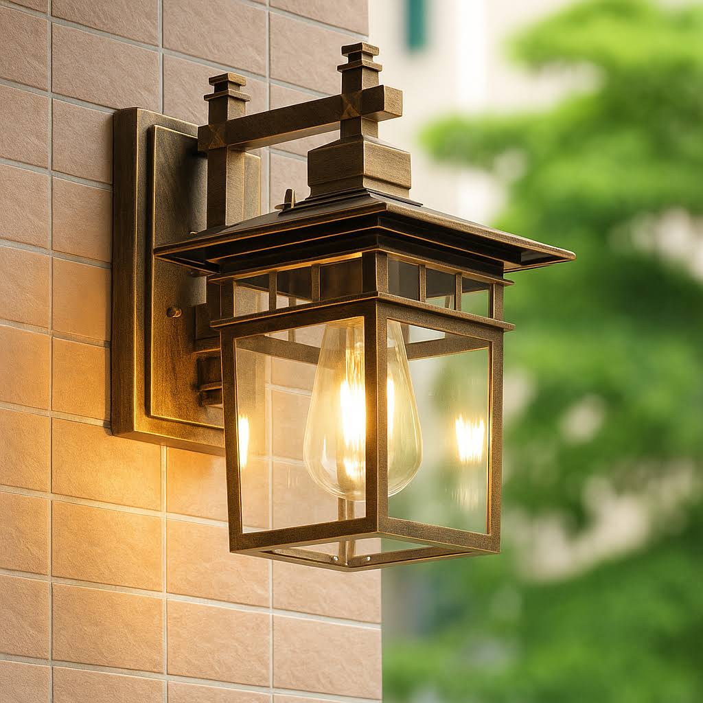Klassieke Buitenwandlamp – IP65 – Aluminium & Glas | Lanterna Regola
