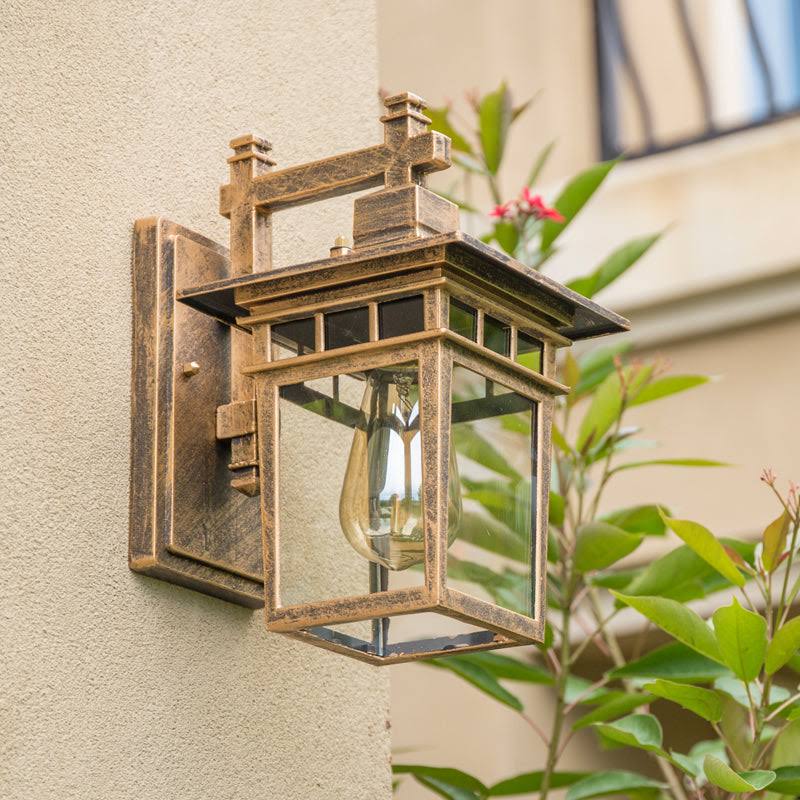 Klassieke Buitenwandlamp – IP65 – Aluminium & Glas | Lanterna Regola