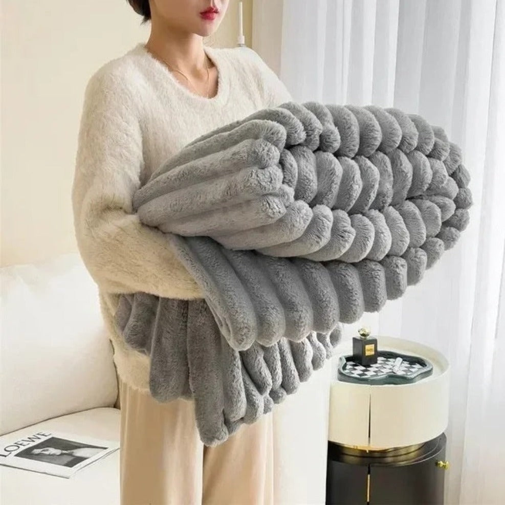 Zachte Ribbelplaid – Plush Fleece | RibbonPlush