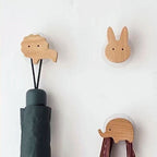 ZooHooks | Speelse Houten Wandhaken met Dierenmotieven