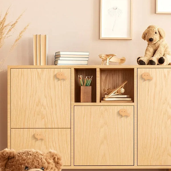 ZooHooks | Speelse Houten Wandhaken met Dierenmotieven