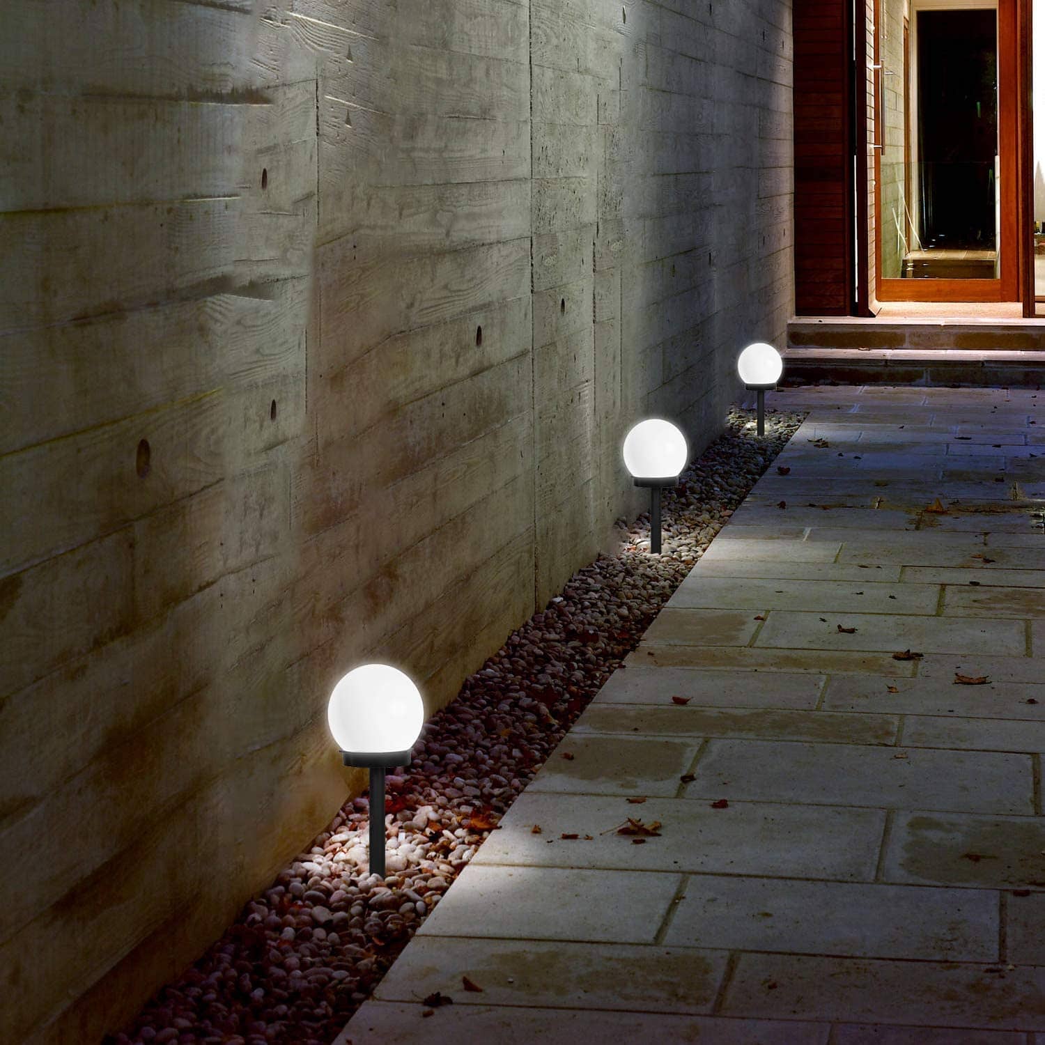 Sfera Solare | Compacte Solar Tuinlamp – Automatische Sensor – Warm wit
