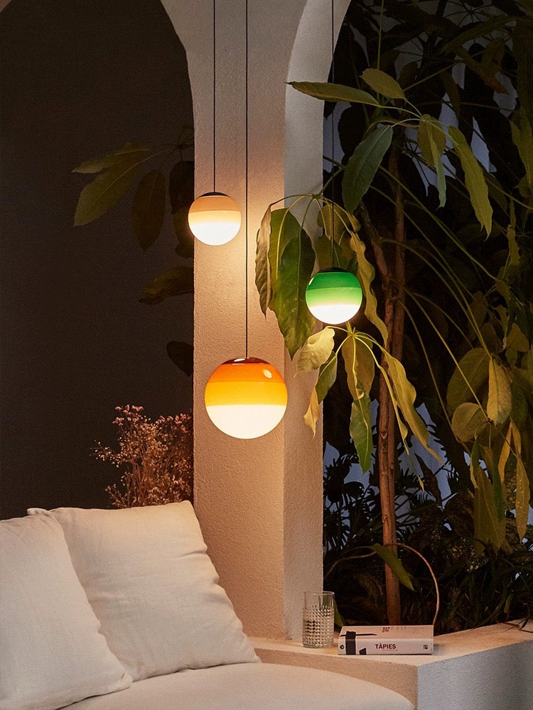 Design Hanglamp – Gekleurd Glas – E27 | Glod