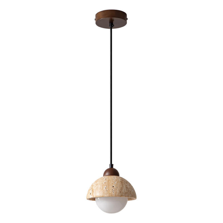 Naturosa | Hanglamp van Hout & Travertijnlook