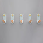 PastelHook | Scandinavische Wandhaak met Hout en Messing