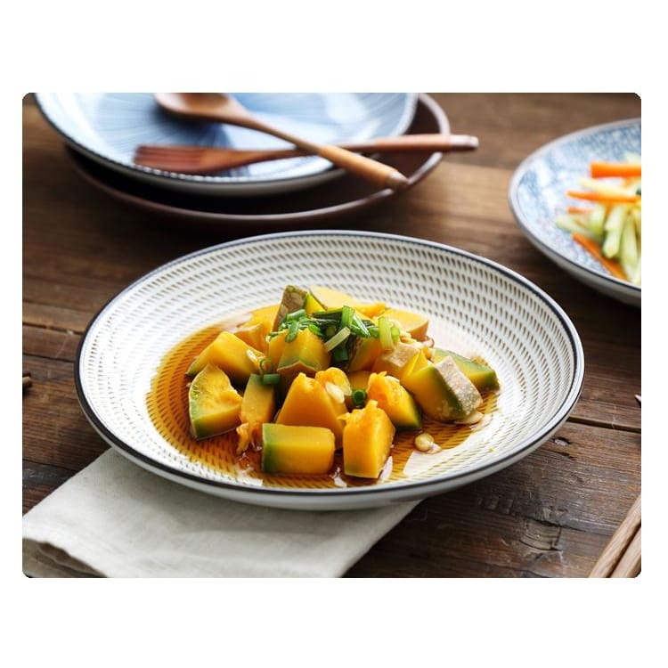 Izu Ceramica | Luxe Japans Porseleinen Bord – Unieke Textuur