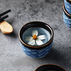 Nami Zen | 5-Delige Japanse Sake Set – Handgemaakt Keramiek