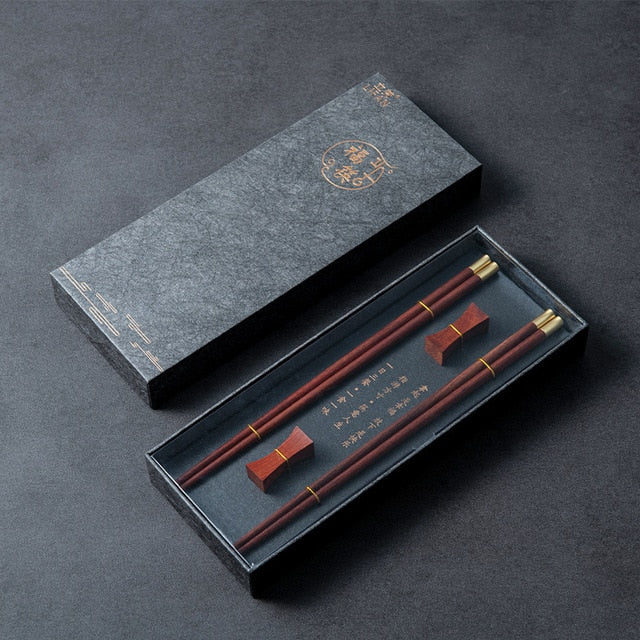 Moku Jesso | Luxe Japanse Eetstokjes Set – Natuurlijk Hout – Inclusief Geschenkbox