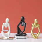 Mente | Abstracte Denker Sculptuur met Moderne Elegantie